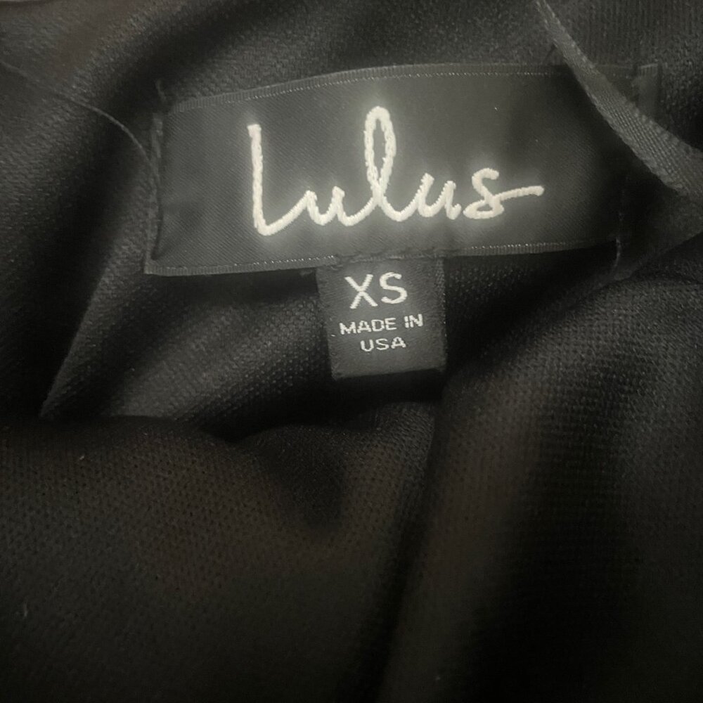 New Lulus Strapless Sweatheart High Low Little Black Dress Homecoming Size XS - Picture 6 of 6